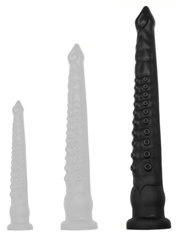 Gode Tentacule OKTOOP L 52 x 7.5cm Noir