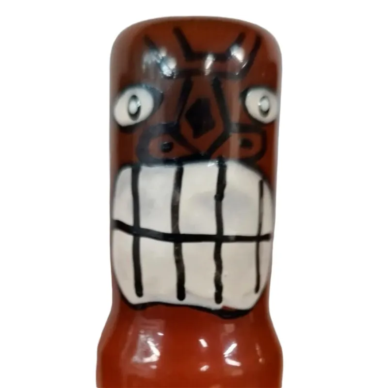 Préservatif Fantaisie Tiki Totem Peint Main - Condomerie