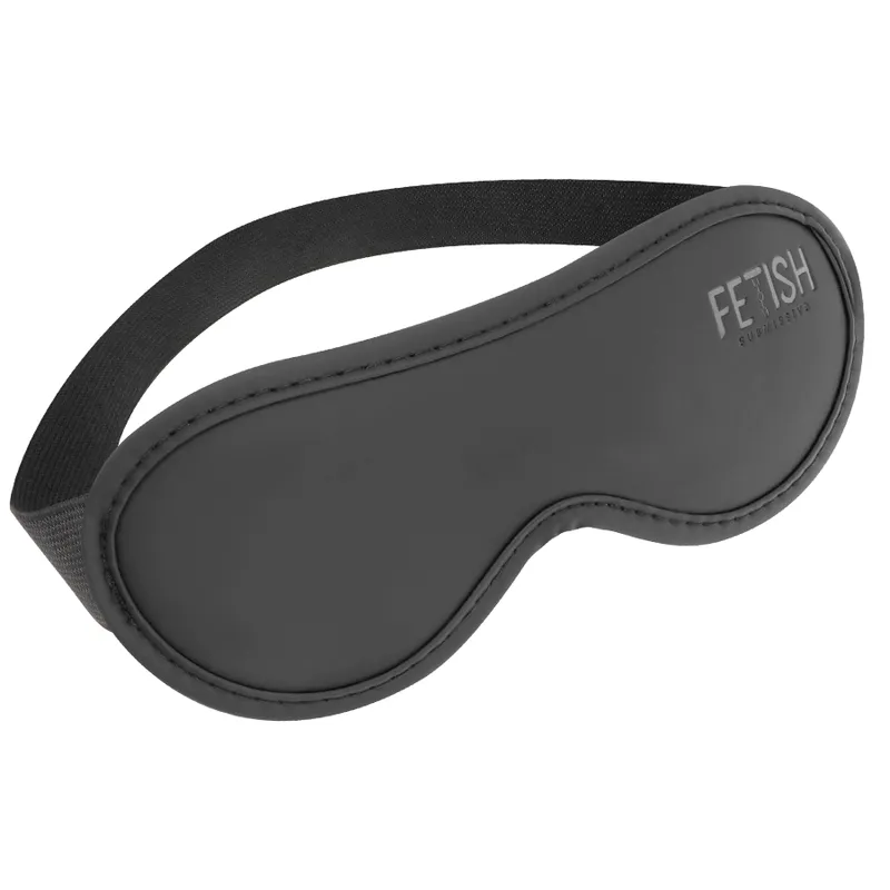 Masque Bondage Intégral Cuir Vegan Noir - Fetish Submissive