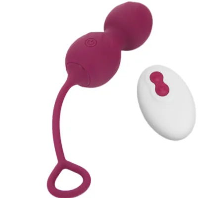 Boules de Geisha Vibrantes Armony Rouge avec Télécommande
