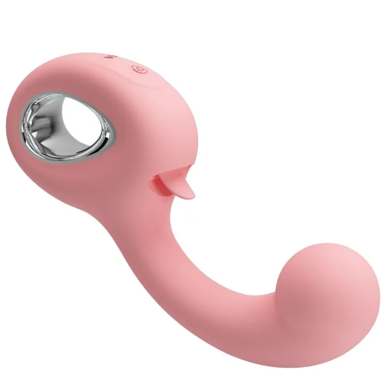 Vibrateur Double Stimulation Erynnyes Rose - Pretty Love