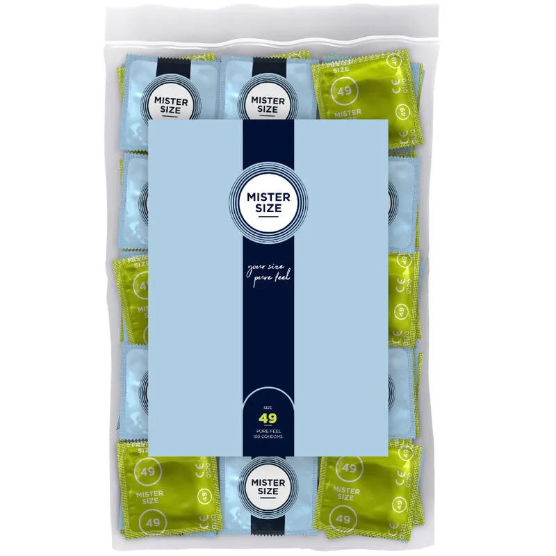Préservatifs taille S 49 mm boîte de 100 - Mister Size
