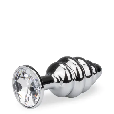 Bijou anal rosebud torsadé S - 8 coloris
