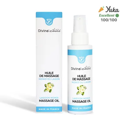 Huile de massage gourmande monoï Bio