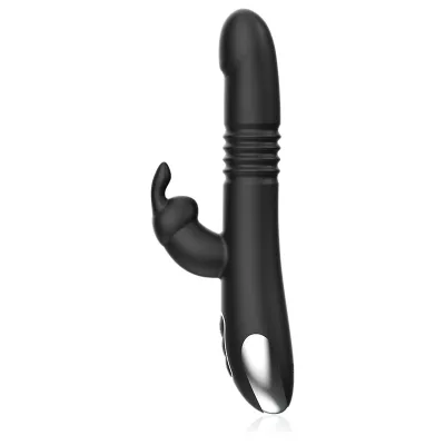 Vibromasseur Rabbit Kenji Stimulant Vibe - Black&Silver