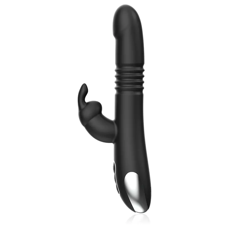Vibromasseur Rabbit Kenji Stimulant Vibe - Black&Silver