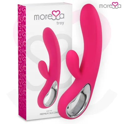 Vibromasseur Rabbit Troy Double Stimulation - Moressa