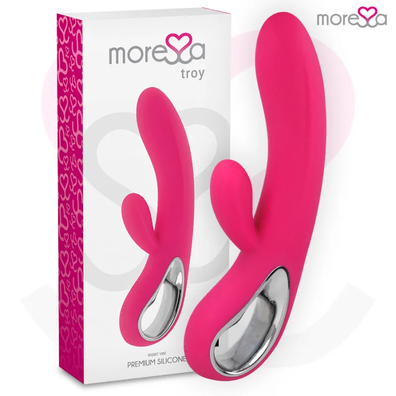 Vibromasseur Rabbit Troy Double Stimulation - Moressa