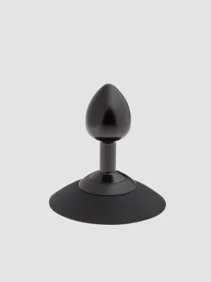Plug Anal Ventouse en Aluminium Alu-Plug Noir Small