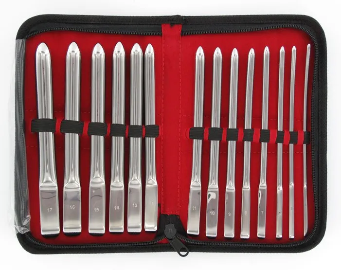 Pack de 14 Tiges pour urètre 13cm - 4 à 17mm