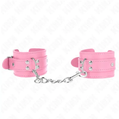 Menotte Poignet KINK Rose Réglable 20-23cm - KINK