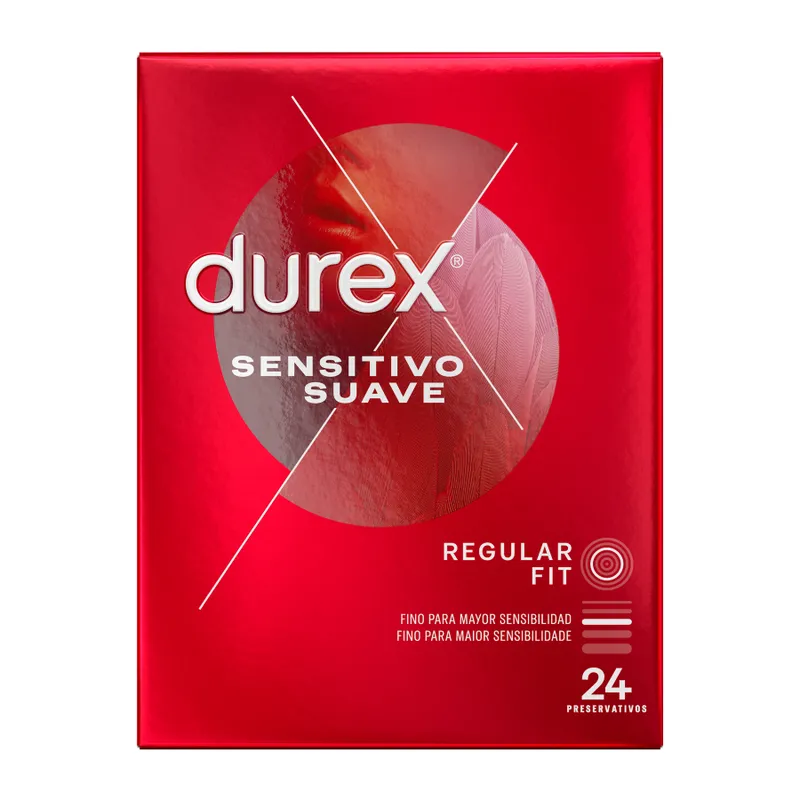 Préservatifs ultra fins Durex Sensitive Soft - Boîte de 24