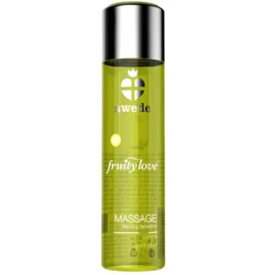 Huile Massage Fruity Love Réchauffante Vanille Poire - Swede
