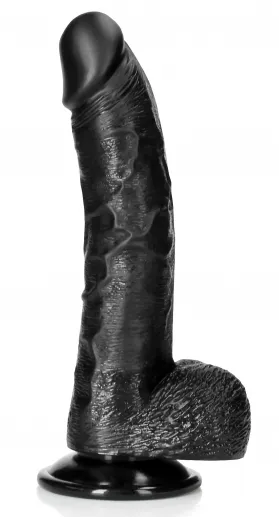 Gode CURVED RealCock 17 x 4.3cm Noir