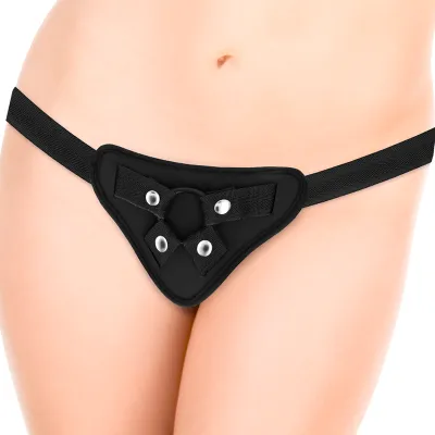 Gode ceinture réaliste Crusader 21,5 cm avec 3 cockrings - Rock Army
