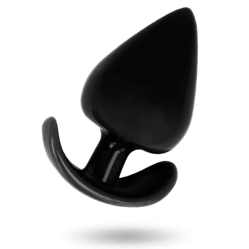 Plug Anal Flexible Noir 9,5 cm - Addicted Toys