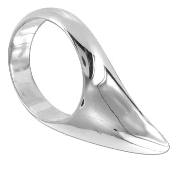 Cockring acier forme larme 45mm - Metal Hard