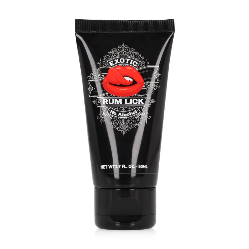Gel Corporel Comestible Saveur Rhum 50 ml
