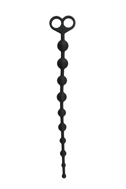 Perles anales longues en noir