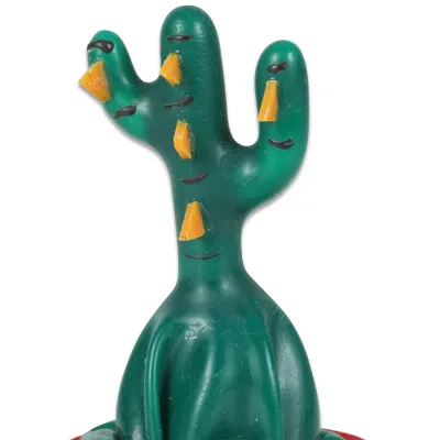 Préservatif Fantaisie Peint Main Motif Cactus - Condomerie