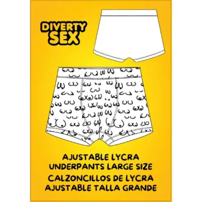 Culottes Grande Taille Imprimé Seins Amusant - Diablo Picante