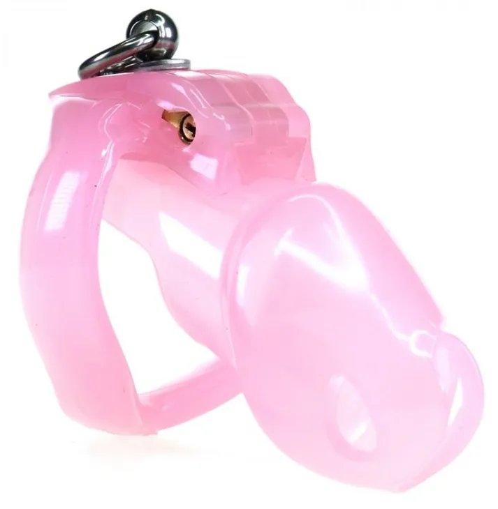 Cage de chasteté STOP THIS 9 x 3cm Rose