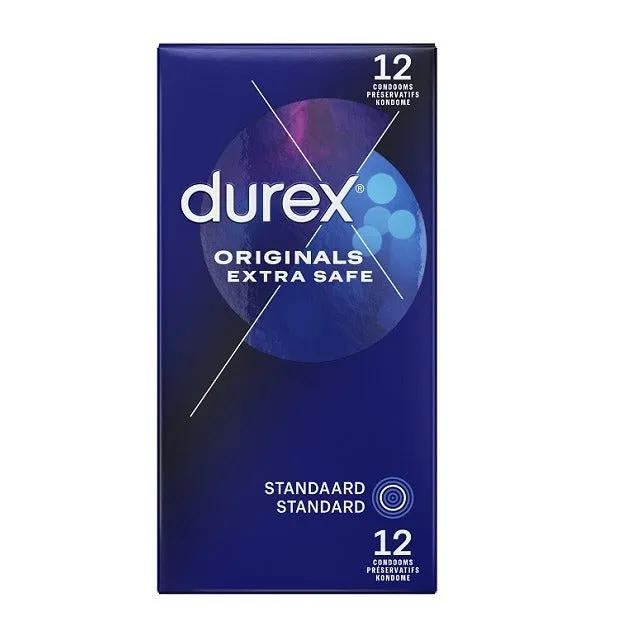 Durex Originals Extra Safe Préservatifs 12 Pièces