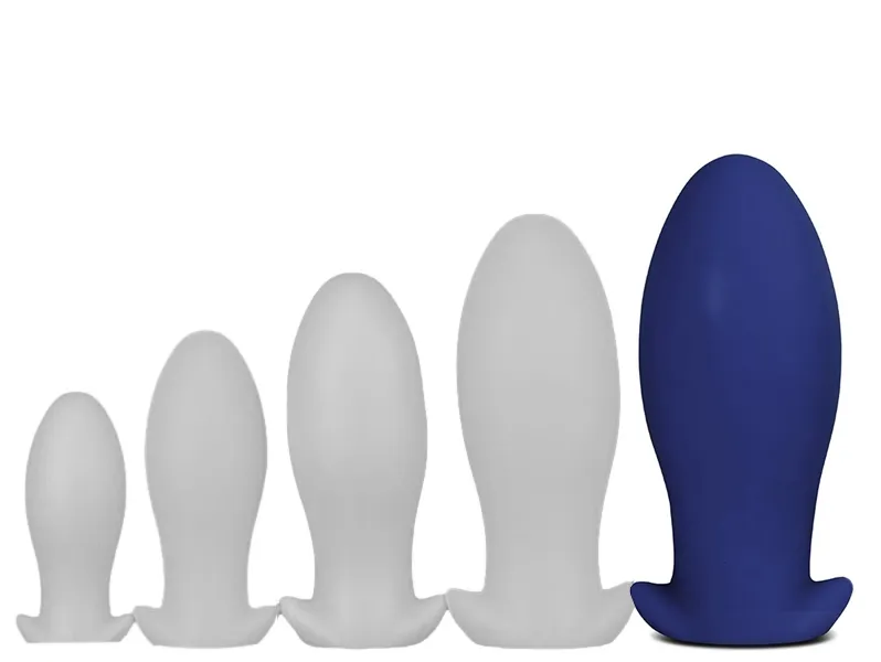 Plug en silicone SAURUS EGG XXL 18.5 x 8.3cm Marine