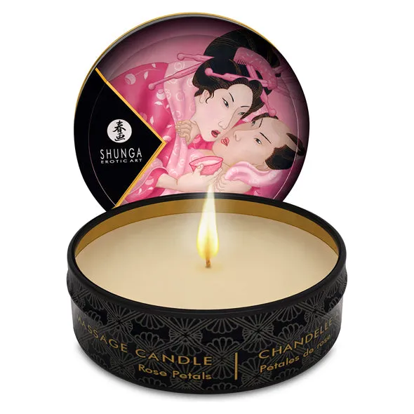 Shunga Bougie De Massage Parfum De Rose 30 ml