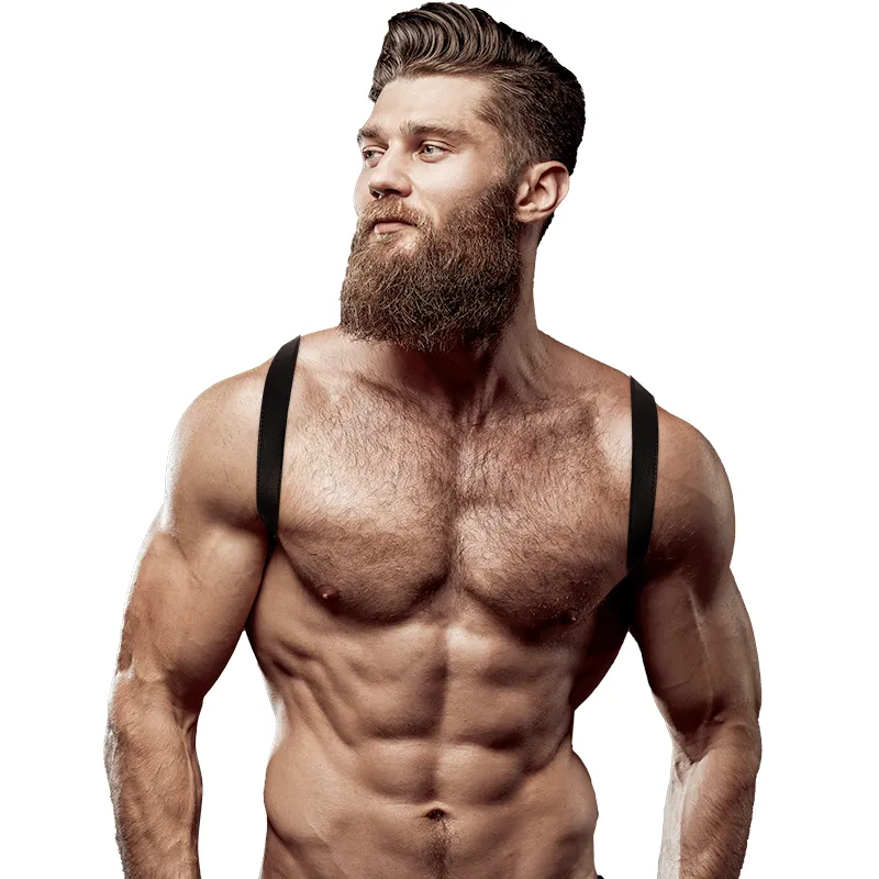 Harnais Poitrine Éco-Cuir Submissive Attitude - Fetish
