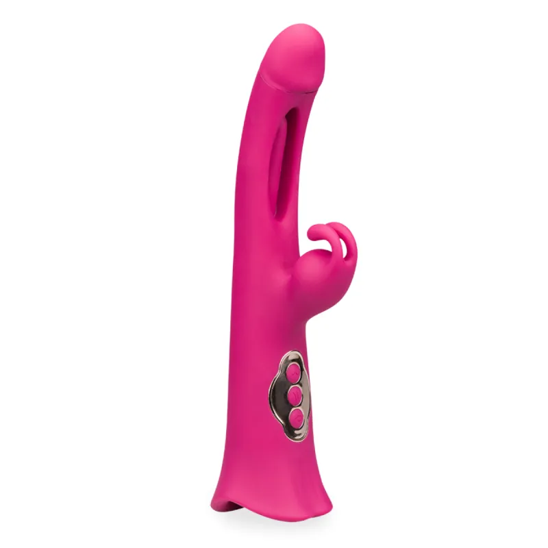 Vibromasseur rabbit flapping avec langue Peace