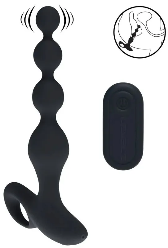Levelz Chapelet anal vibrant BEADEEZ 16 x 3.5cm