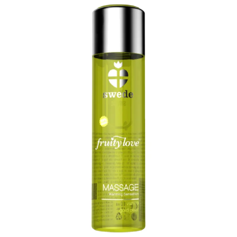 Huile de Massage Fruity Love Effet Chauffant Vanille - Swede