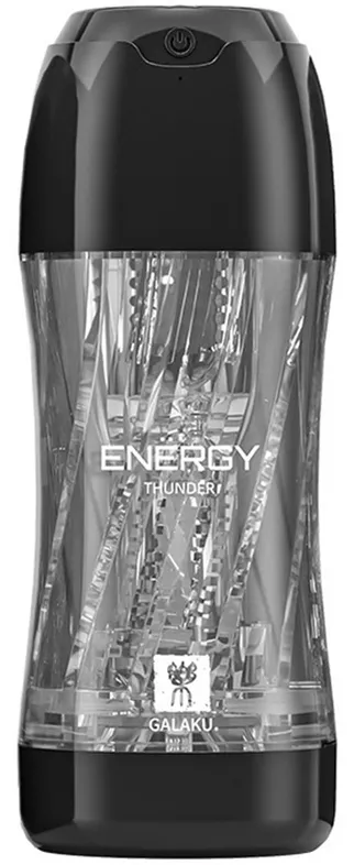 Masturbateur vibrant ENERGY Transparent