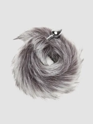 Plug Anal Small Queue Fox Silver Deluxe
