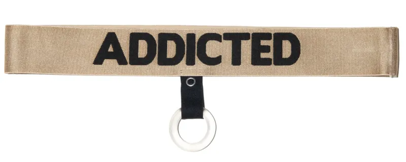 Addicted Cockring flexible avec ceinture GOLD