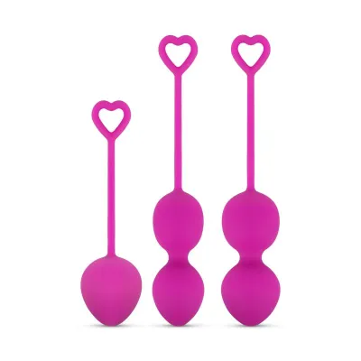 Set de Boules de Kegel Pondérées – Fuchsia