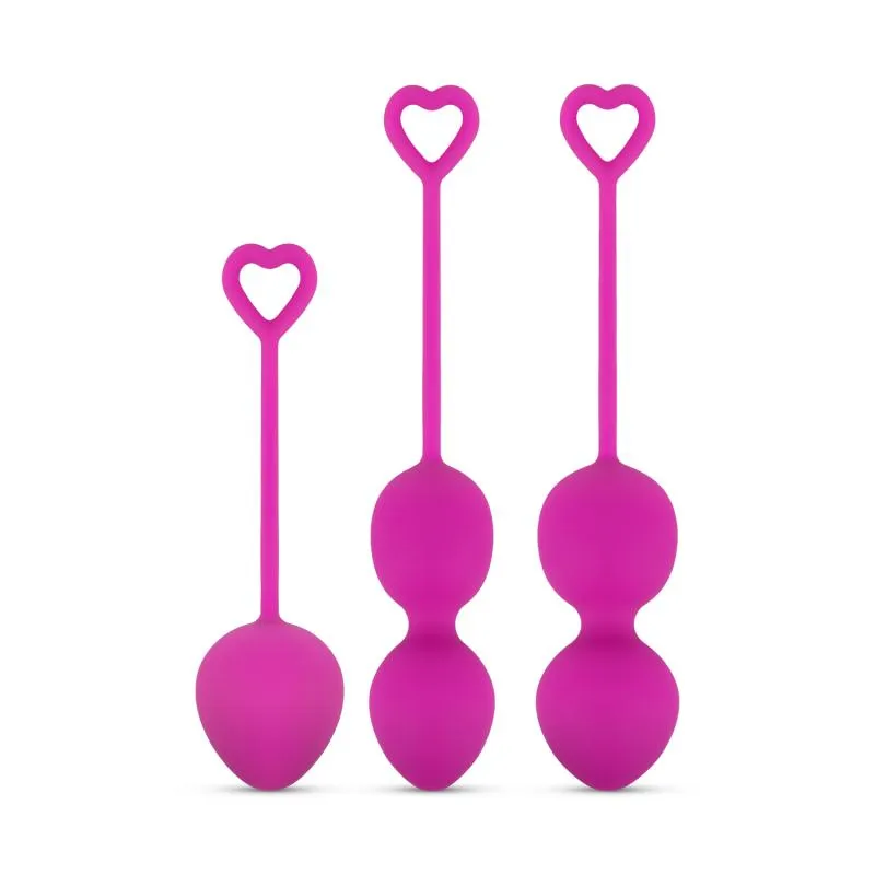 Set de Boules de Kegel Pondérées – Fuchsia