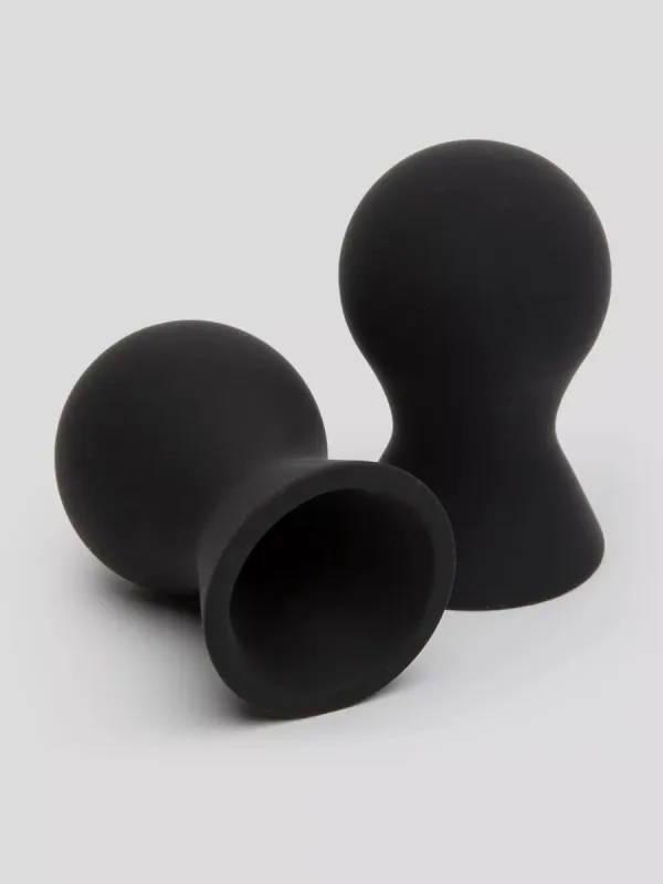 Pompes à tétons silicone Perfect Pair noir