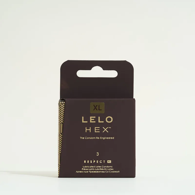 Préservatifs HEX Respect XL de LELO - Par 3