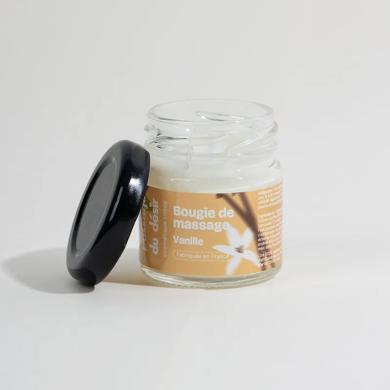 Mini bougie de massage -   Vanille