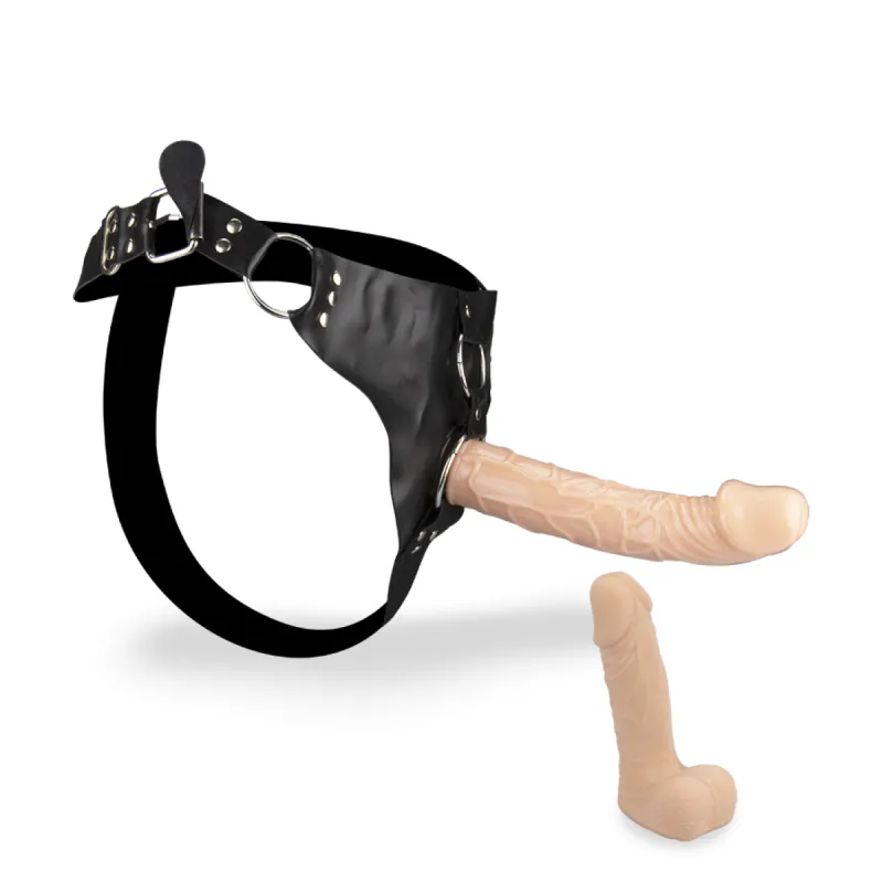 Harnais avec 2 godes ceinture
