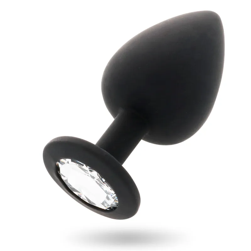 Plug Anal Intense avec Strass Noir - Intense