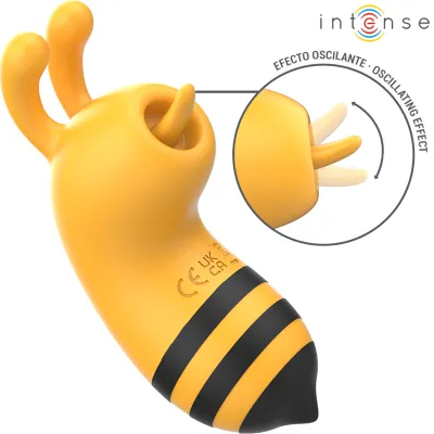 Stimulateur Clitoridien Maya Forme Abeille Jaune - INTENSE