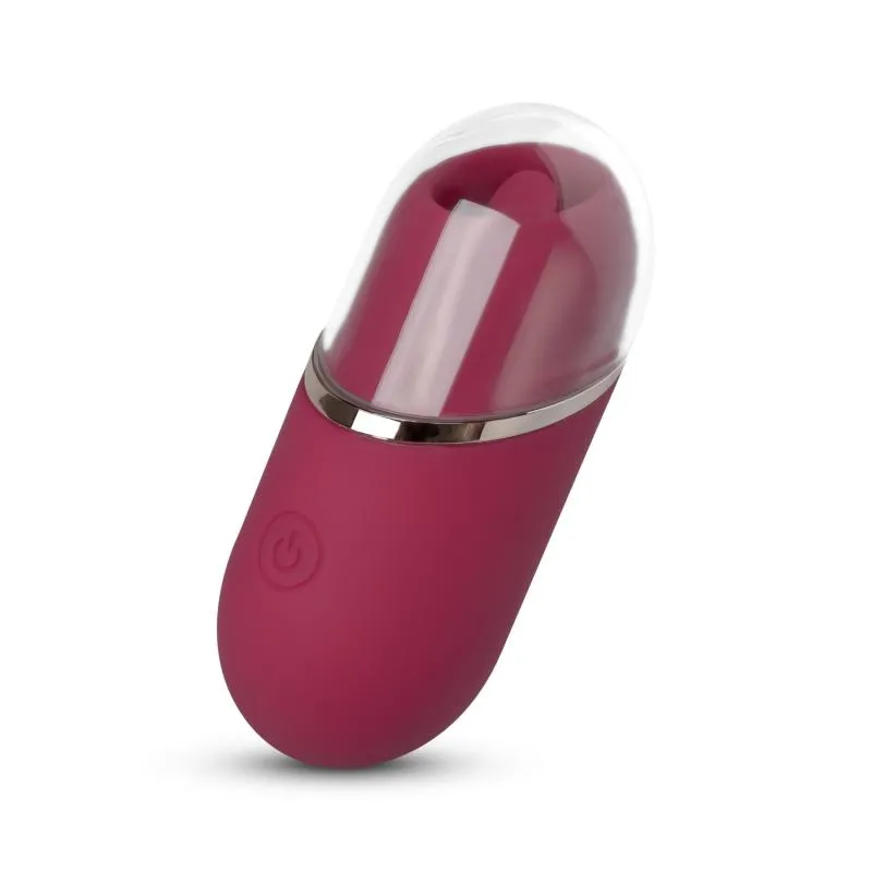 EasyToys - Stimulateur langue avec capuchon de protection - Pourpre