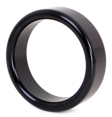 Anneau pénien en aluminium CIRCLE 15mm Noir