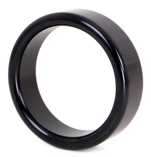 Anneau pénien en aluminium CIRCLE 15mm Noir