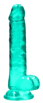 Gode CRYSTAL CLEAR 14 x 3.5cm Vert