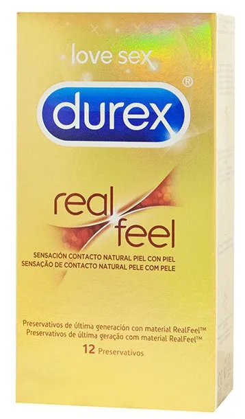 Préservatifs sans latex REAL FEEL x12