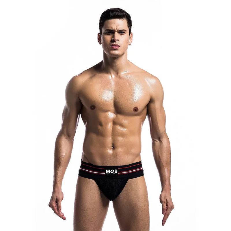 String Homme Noir Classique Taille L - MOB